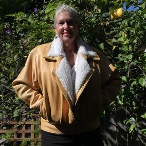 Women's custom deerskin leather jacket